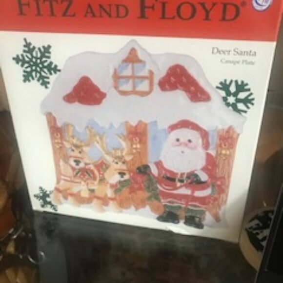 Fitz & Floyd - New In Box - Santa Canape Dish - Picture 2 of 2
